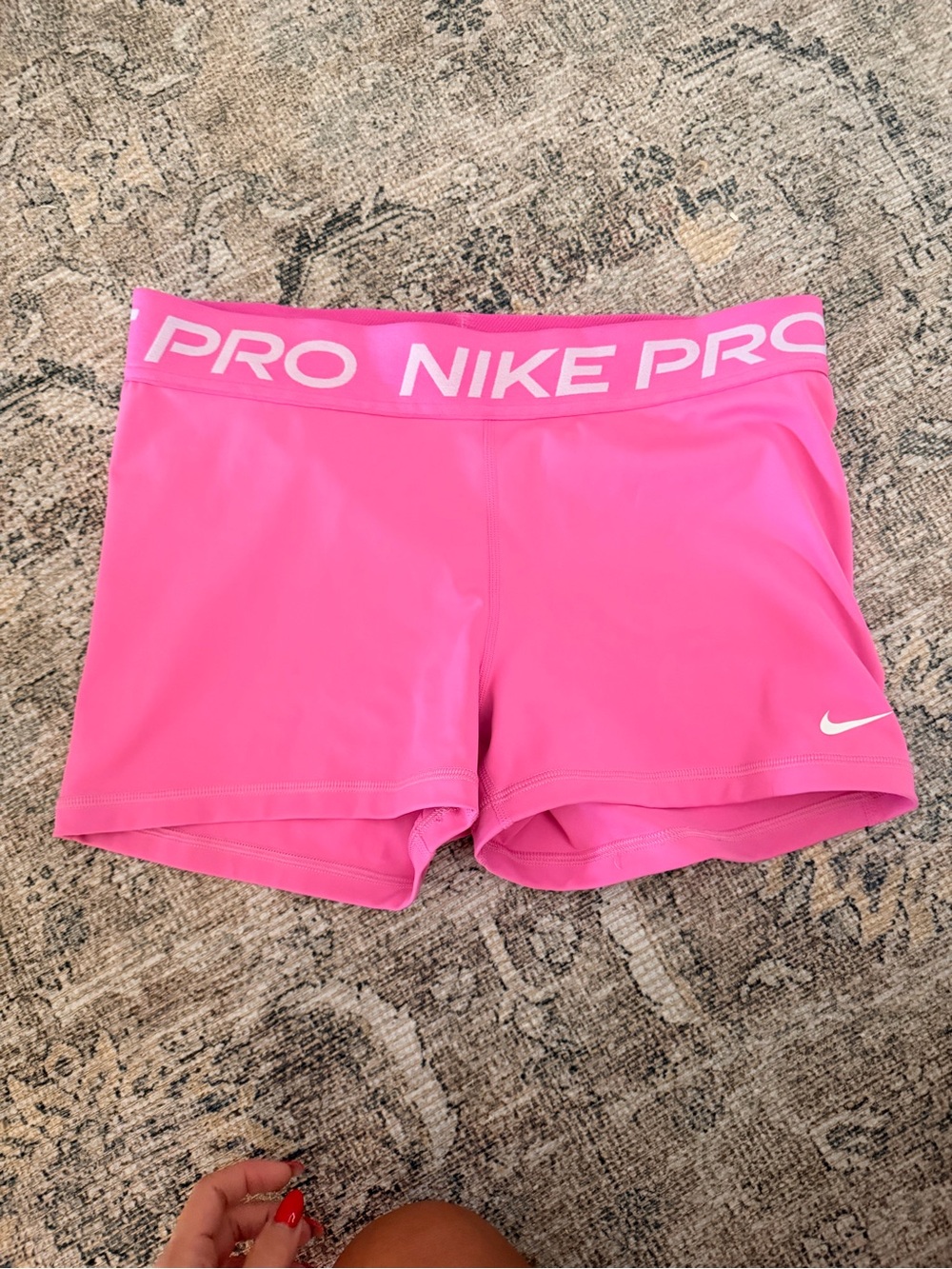 Nike Pro Women’s Bright Pink Bike Shorts